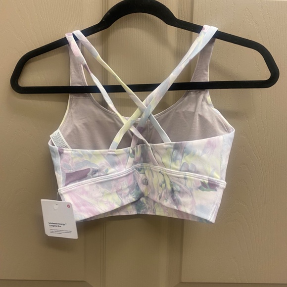 lululemon Energy Longline Bra, Size 6, Marble Pastel, NWT - Picture 3 of 4
